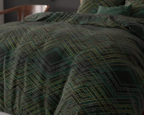 200x220 AUTHENTIC TRIANGLE zielony  kpl pościeli mix na Arena.pl