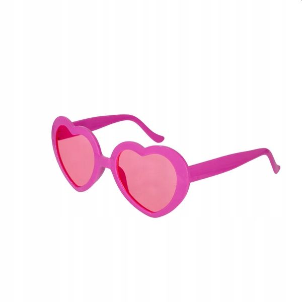 OKULARY SERCA SERDUSZKA RÓŻOWE WALENTYNKI zdjęcie 2