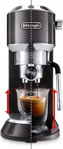 Kolbowy ekspres ciśnieniowy De'Longhi EC885.GY 1300 W srebrny/szary na Arena.pl