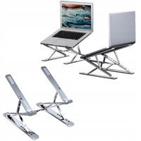 SKŁADANA REGULOWANA ALUMINIOWA PODSTAWKA UCHWYT STOJAK POD LAPTOP NA TABLET