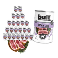 BULT mokra karma dla psa Jagnięcina puszka 24x400g