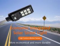 Latarnia uliczna solarna 90W, pilot, czujnik ruchu.