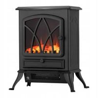 KOMINEK ELEKTRYCZNY GRZEJNIK GRZAŁKA 2000W CZARNY