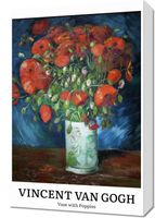 Obraz 40x60cm Design Vase with Poppies, Van Gogh Vintage do Salonu