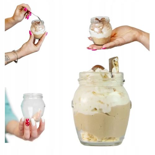 20x POJEMNIKI NA DESERY 150ml Słoik SZKLANY AMFORA Na Deserki Do na Arena.pl