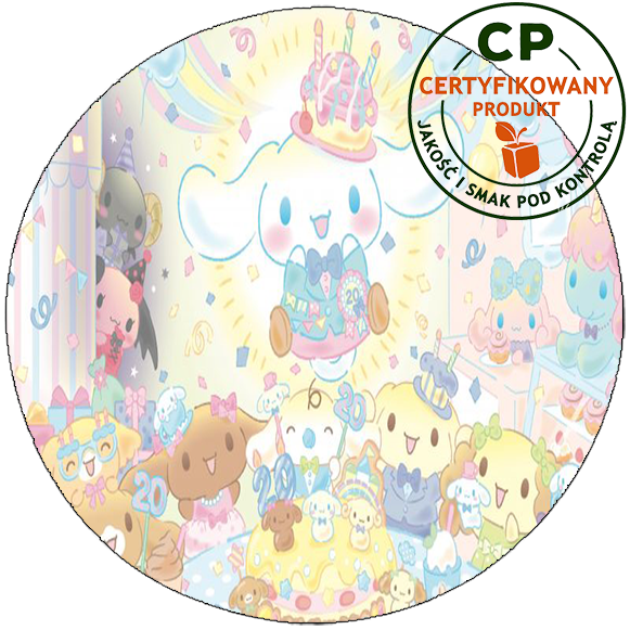 Opłatek na tort Cinnamoroll zdjęcie 1