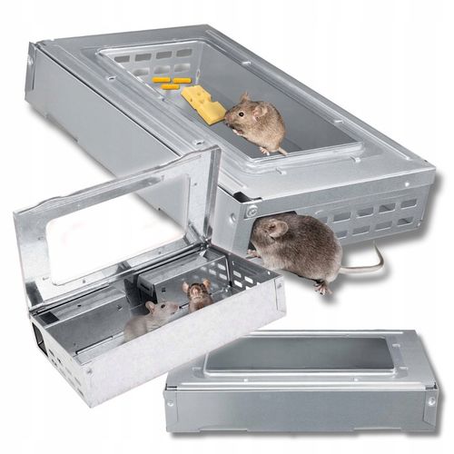ŻYWOŁAPKA NA MYSZY Pułapka Łapka Na Szczury Pułapki Łapki HUMANITARNA na Arena.pl