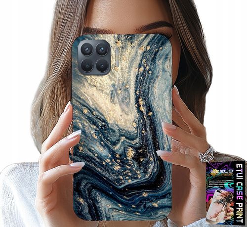 ETUI DO OPPO RENO 4 LITE - KAMIENNE ELEGANCKIE WZORY OBUDOWA CASE na Arena.pl