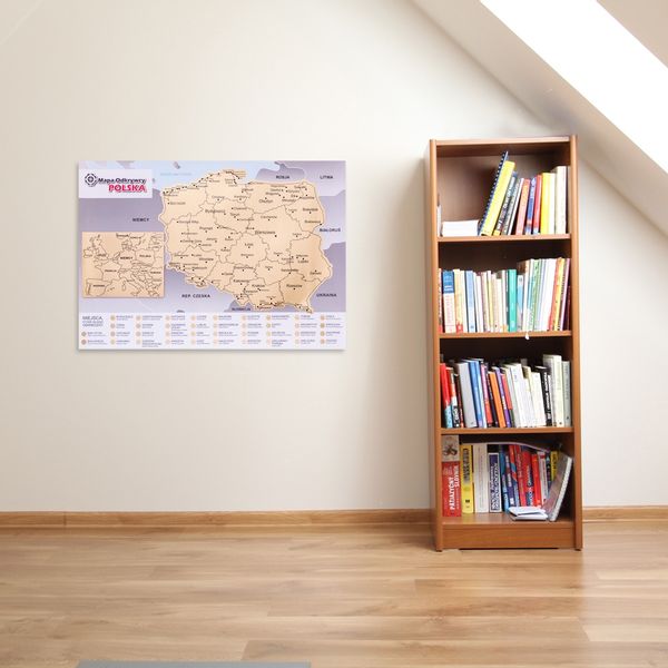 MAPA ODKRYWCY - POLSKA - ULEPSZONA ZDRAPKA zdjęcie 9