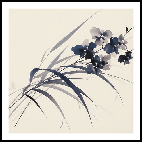 Plakat 90x90cm Orchidea w Sepii na Arena.pl