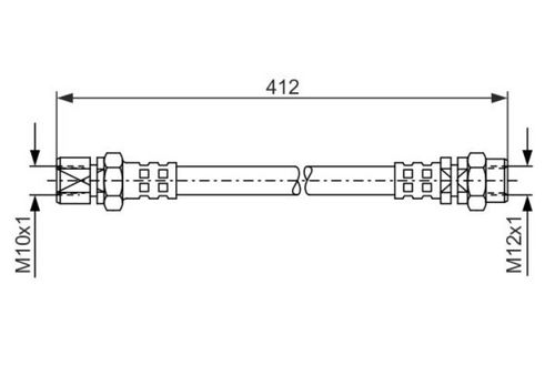 Opel Combo B Zestaw Przewodów Hamulcowych Elastycznych Gumowych na Arena.pl