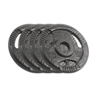 Obciążenie żeliwne zestaw 4x1.25kg 6kg otwór 31mm talerz z uchwytami Rebel