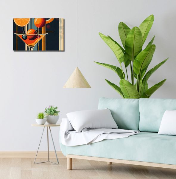 Obraz 50x30cm Koktajl w Stylu zdjęcie 2