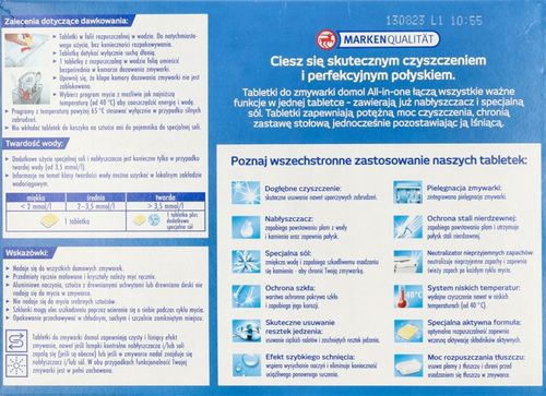 DOMOL TABLETKI DO ZMYWARKI 70 SZT na Arena.pl