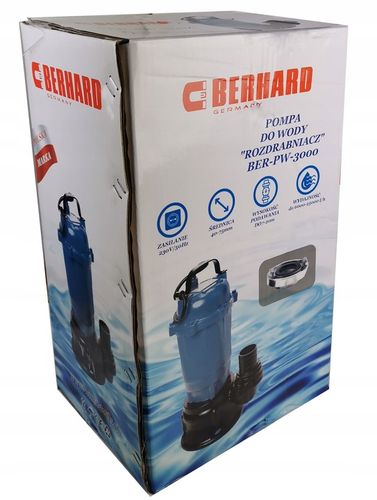 POMPA DO SZAMBA I BRUDNEJ WODY SZLAMOWA Z ROZDRABNIACZEM BERHARD na Arena.pl