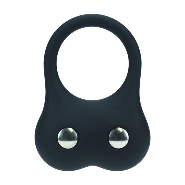 Silicone Training Cockring - M - Black zdjęcie 4