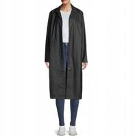 Rains String Trench Overcoat Black