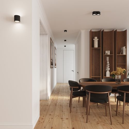 Plafon AURA 2 czarny Gx53 na Arena.pl