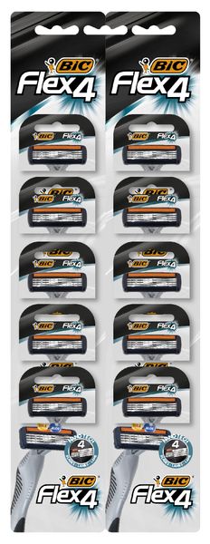 Bic Maszynka do golenia BIC Flex4  1op.-10szt zdjęcie 1