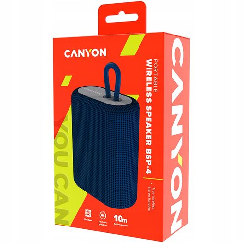 Głośnik CANYON BSP-4 5W Niebieski na Arena.pl