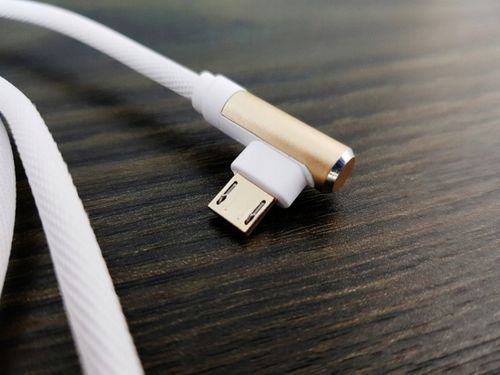 13679 kabel micro usb boczny nylon 100cm aluminium na Arena.pl