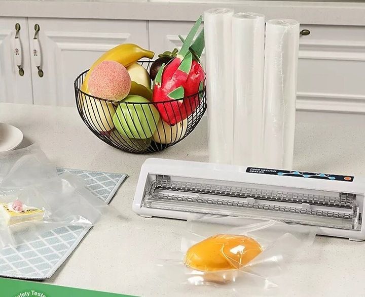 4X FOLIA MOLETOWANA RYFLOWANA ROLKA RĘKAW DO ZGRZEWARKI PRÓŻNIOWEJ 28cm 6m zdjęcie 8