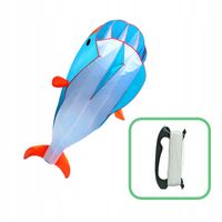 LATAWIEC XXL WIELORYB NIEBIESKI 210cm PLAŻOWY