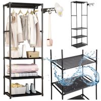 Garderoba szafa na ubrania czarna Milena