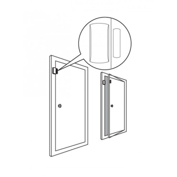 ALARM CZUJKA OKIENNA TECHLY 027408 zdjęcie 2