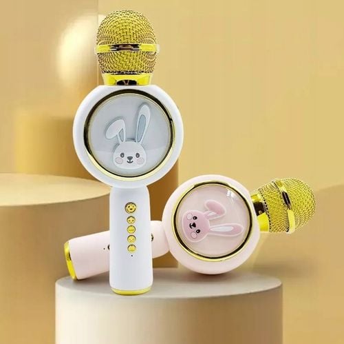 Mikrofon Karaoke Bezprzewodowe Bluetooth z Głośnikiem Królik Dla na Arena.pl