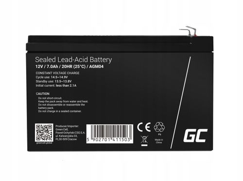 Green Cell Akumulator 12V/7Ah (AGM04) na Arena.pl