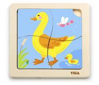 Viga 51314 Puzzle na podkładce - Kaczuszka