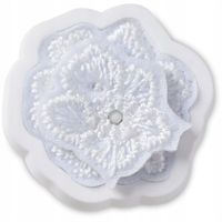 Crocs Przypinka Charms Ozdoba Pin Do Butów Jibbitz Elegant White Floral 1