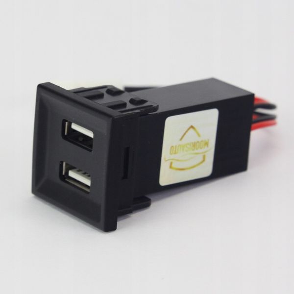 Ładowarka 2x USB VW T5 2003-2009 - RED Light zdjęcie 6