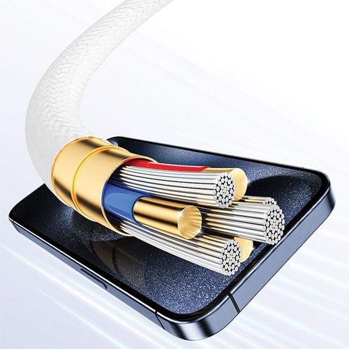 AWEI kabel CL-219T USB-C na USB-C 60W biały/white iPhone 15 na Arena.pl