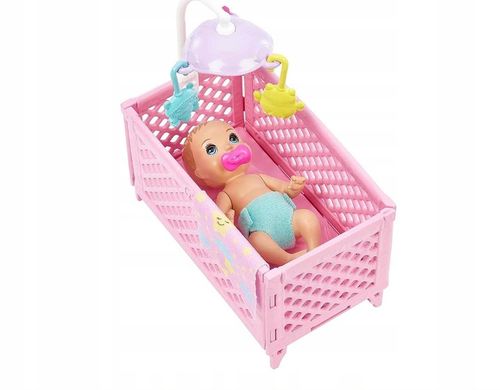 LALKA BARBIE Z DZIECKIEM BOBAS + ŁÓŻECZKO + AKCESORIA na Arena.pl