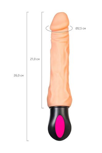 a toys  realistic vibrator with heating, tpe, 12 modes, bendable, recharble na Arena.pl