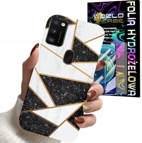 ETUI CASE DO SAMSUNG M13 4G - MARMUREK GEOMETRIA WZORY DLA KOBIET + FOLIA na Arena.pl