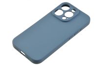 Etui silikonowe Tint do Apple iPhone 15 Pro granatowy