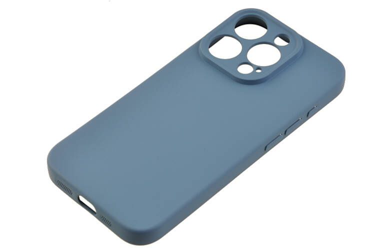 Etui silikonowe Tint do Apple iPhone 15 Pro granatowy zdjęcie 1
