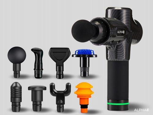Pistolet do Masażu Alpha Massage Gun Pro - Masażer do Pleców, Stóp i Ciała na Arena.pl