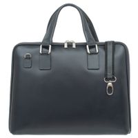 VERA PELLE torebka skórzana teczka A4 torba na laptopa V410 grafitowa