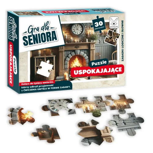 Puzzle 30 elementów. Gra dla seniora. Uspokajające na Arena.pl