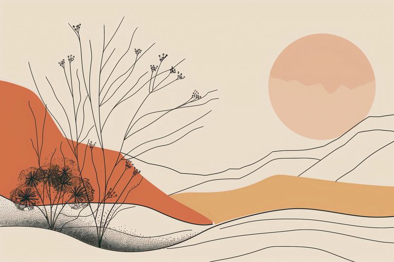 Plakat 60x40cm Pustynna Wydma zdjęcie 1