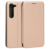 Beline Etui Book Magnetic Sam S23+S916  złoty/gold