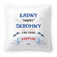 Poduszka Dla Kapitana Na Urodziny Imieniny Prezent Z Nadrukiem Ze Zdjęciem