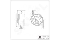 Poduszka skrzyni biegów MERCEDES VANEO 2002 2003 2004 2005