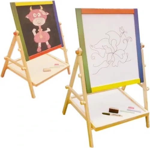 STOJĄCA TABLICA DWUSTRONNA DLA DZIECI 2W1+ GRATIS na Arena.pl