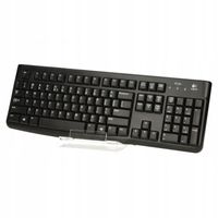 Klawiatura przewodowa Logitech K120 USB Czarna Business US Cicha 920-002479