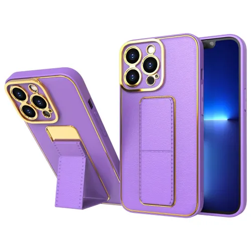 New Kickstand Case etui do iPhone 13 Pro Max z podstawką fioletowy na Arena.pl